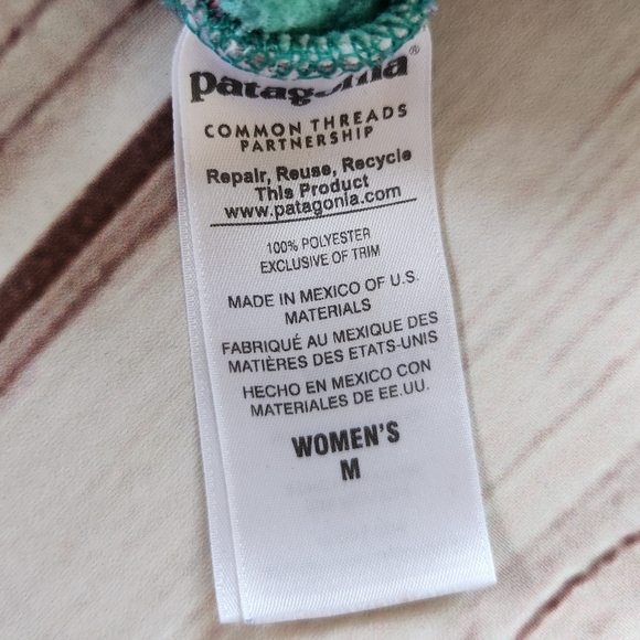 Patagonia Synchilla "Wild Desert' Fleece Pullover Rare Colorful | Women's Size M - Picture 10 of 12